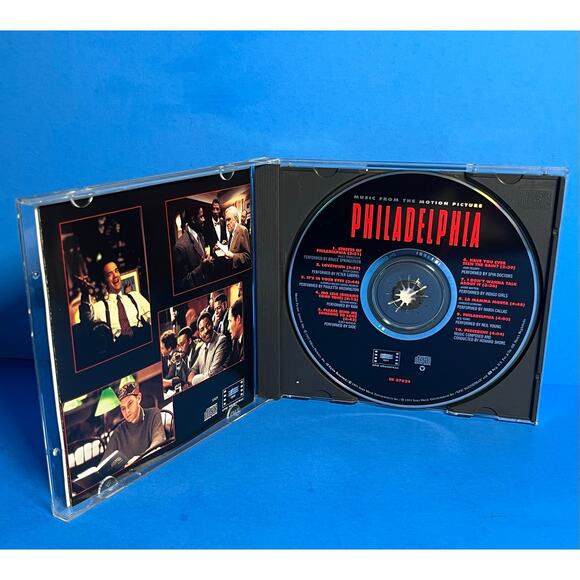 Philadelphia Movie Soundtrack CD 1993 Bruce Springsteen, Neil Young, Sade - Picture 3 of 5